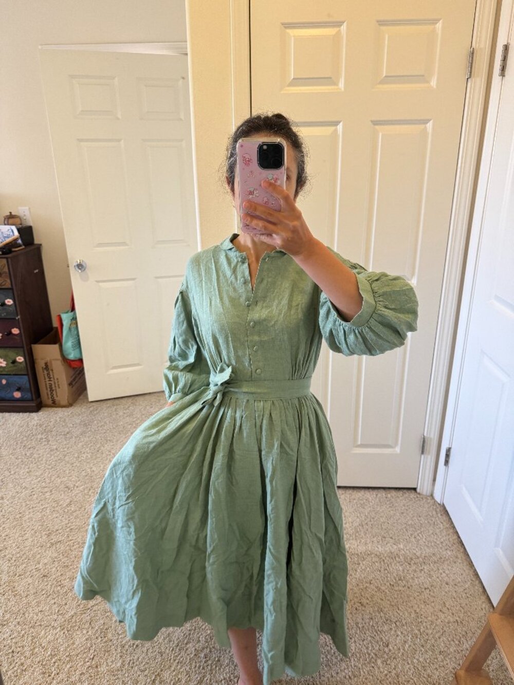 Classic Meg Dress with 3/4 sleeves from Little Women Atelier